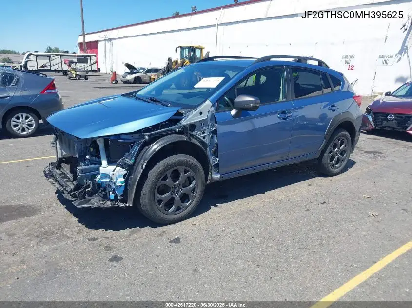 2021 Subaru Crosstrek Sport VIN: JF2GTHSC0MH395625 Lot: 42617220