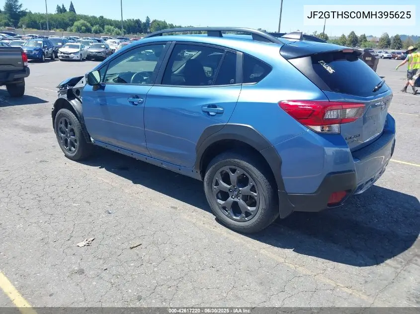 2021 Subaru Crosstrek Sport VIN: JF2GTHSC0MH395625 Lot: 42617220