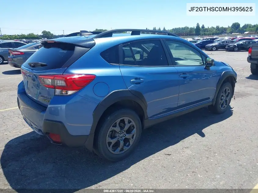 2021 Subaru Crosstrek Sport VIN: JF2GTHSC0MH395625 Lot: 42617220