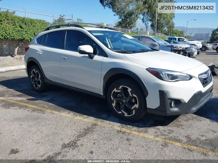 2021 Subaru Crosstrek Limited VIN: JF2GTHMC5M8213432 Lot: 42620721