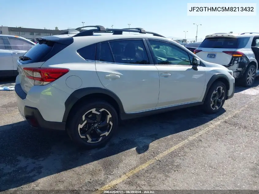 2021 Subaru Crosstrek Limited VIN: JF2GTHMC5M8213432 Lot: 42620721