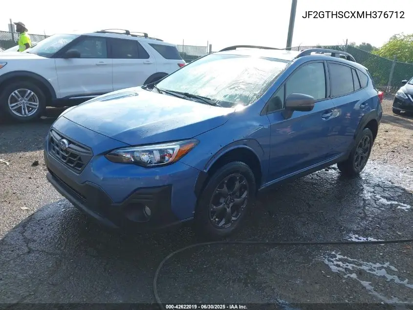 2021 Subaru Crosstrek Sport VIN: JF2GTHSCXMH376712 Lot: 42622019