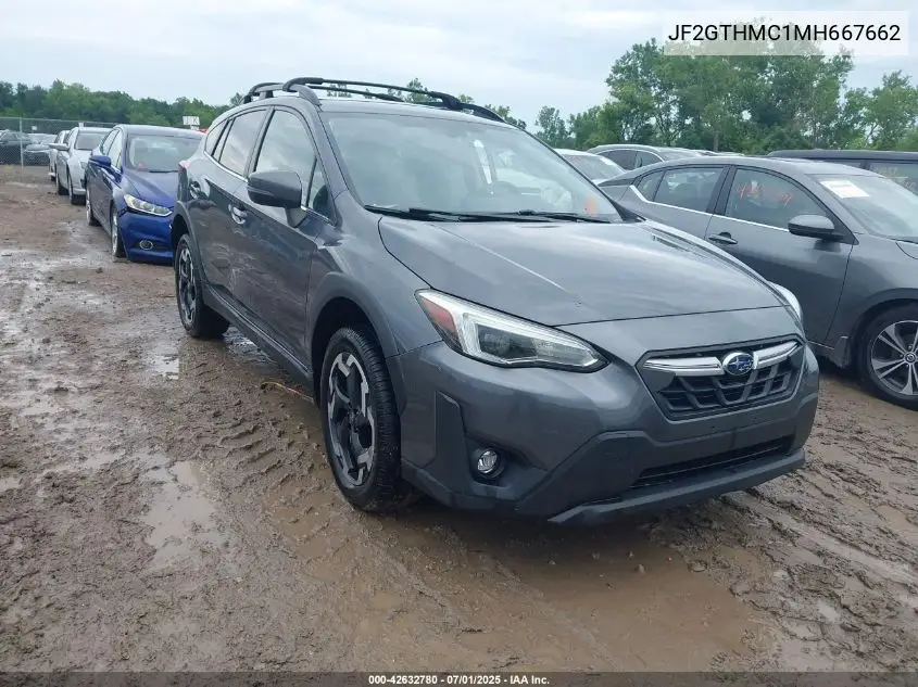 2021 Subaru Crosstrek Limited VIN: JF2GTHMC1MH667662 Lot: 42632780