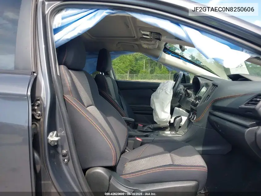 2022 Subaru Crosstrek Premium VIN: JF2GTAEC0N8250606 Lot: 42623600
