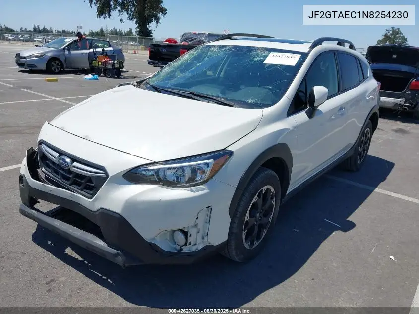 2022 Subaru Crosstrek Premium VIN: JF2GTAEC1N8254230 Lot: 42627035