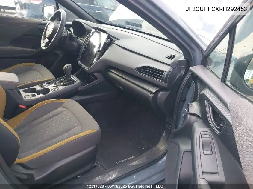 2024 Subaru Crosstrek Onyx VIN: JF2GUHFCXRH292453 Lot: 12314329