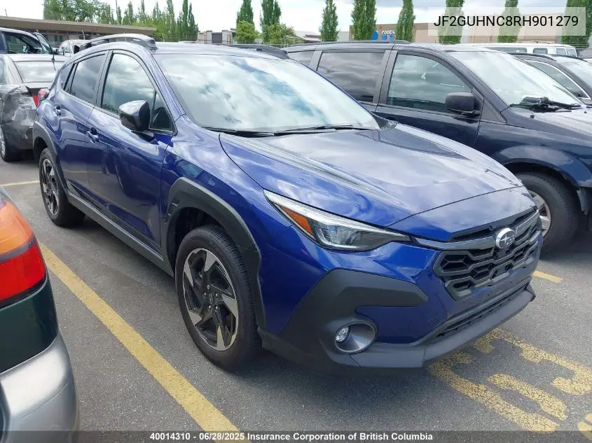 2024 Subaru Crosstrek Limited VIN: JF2GUHNC8RH901279 Lot: 40014310