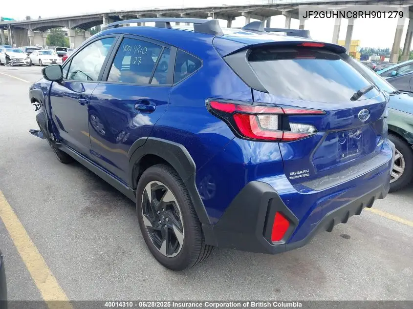 2024 Subaru Crosstrek Limited VIN: JF2GUHNC8RH901279 Lot: 40014310