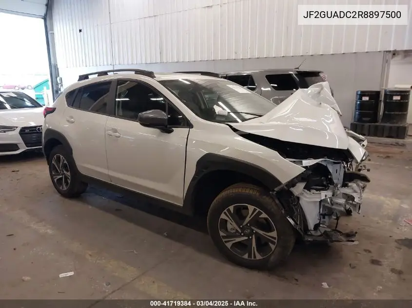2024 Subaru Crosstrek Premium VIN: JF2GUADC2R8897500 Lot: 41719384