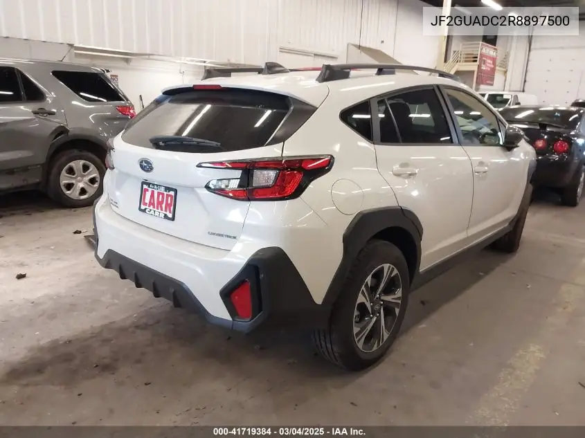 2024 Subaru Crosstrek Premium VIN: JF2GUADC2R8897500 Lot: 41719384