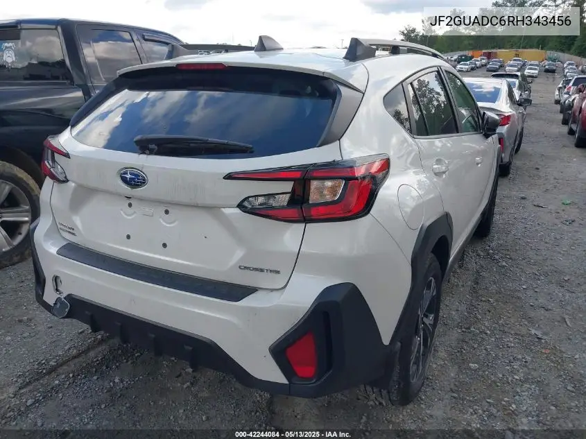 2024 Subaru Crosstrek Premium VIN: JF2GUADC6RH343456 Lot: 42244084