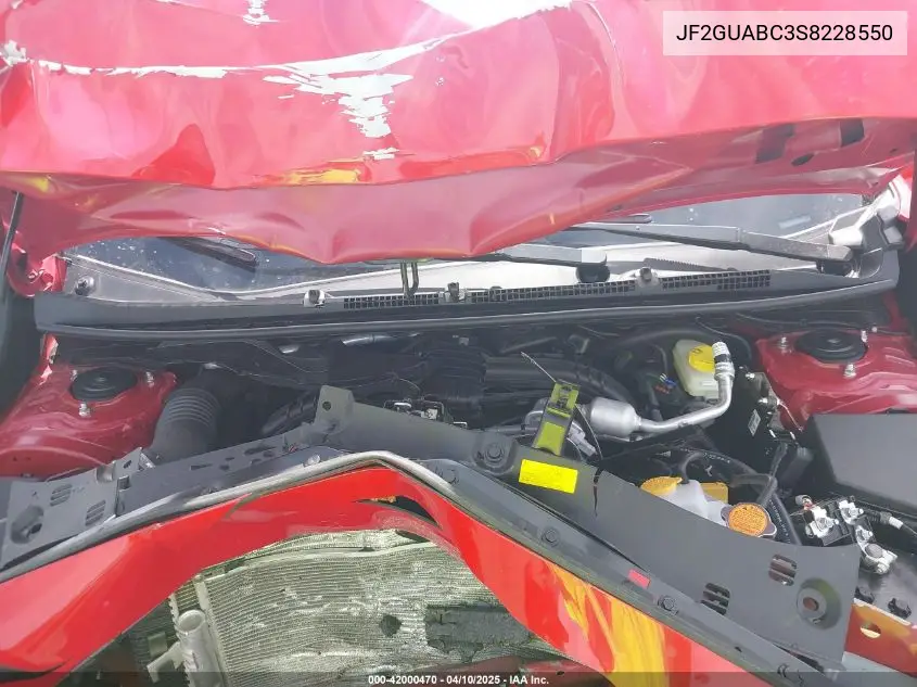2025 Subaru Crosstrek VIN: JF2GUABC3S8228550 Lot: 42000470