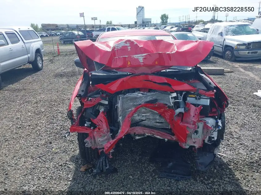 2025 Subaru Crosstrek VIN: JF2GUABC3S8228550 Lot: 42000470