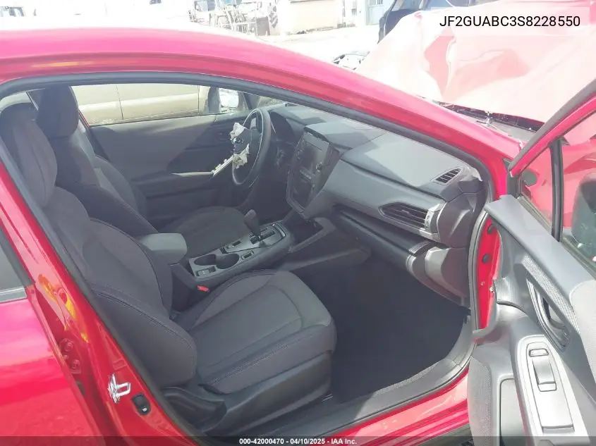 2025 Subaru Crosstrek VIN: JF2GUABC3S8228550 Lot: 42000470