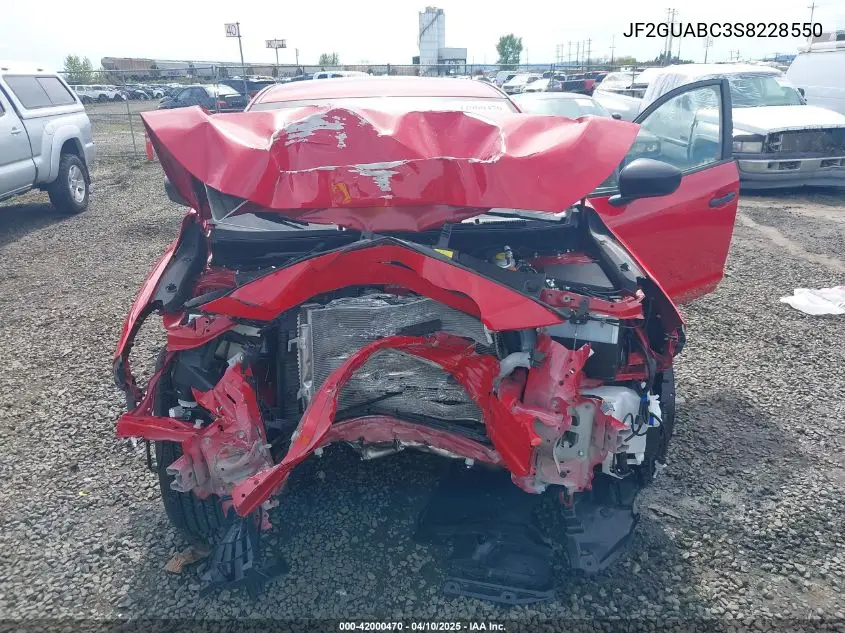2025 Subaru Crosstrek VIN: JF2GUABC3S8228550 Lot: 42000470