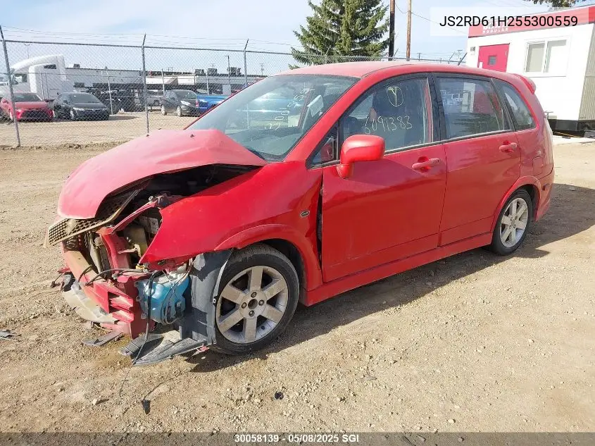 2005 Suzuki Aerio Sx VIN: JS2RD61H255300559 Lot: 30058139