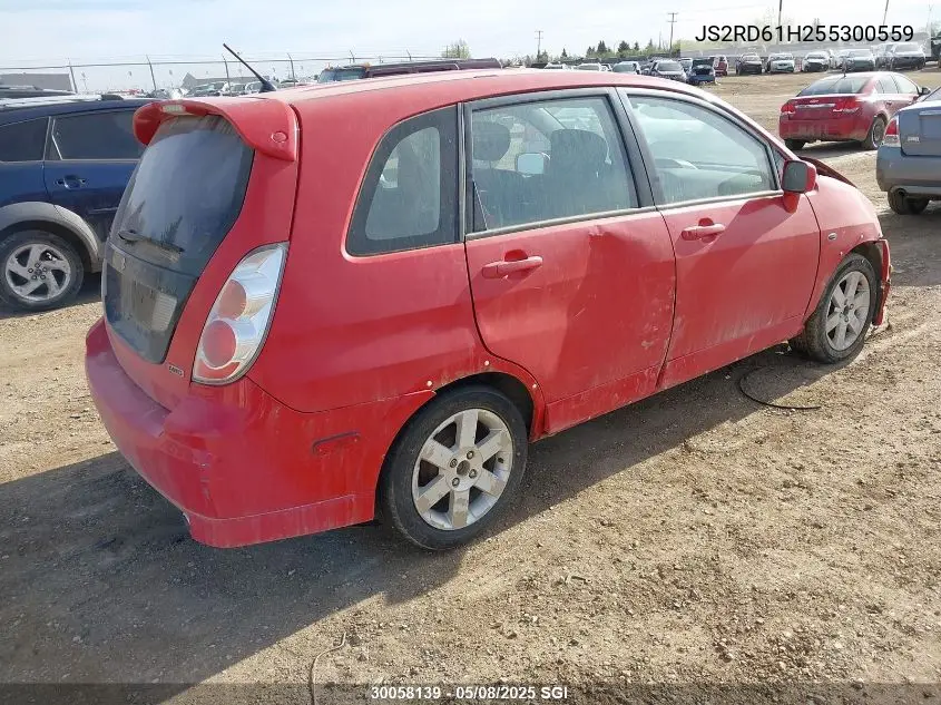 2005 Suzuki Aerio Sx VIN: JS2RD61H255300559 Lot: 30058139