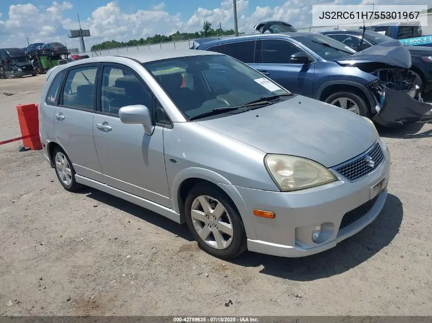 2005 Suzuki Aerio Sx VIN: JS2RC61H755301967 Lot: 42759635