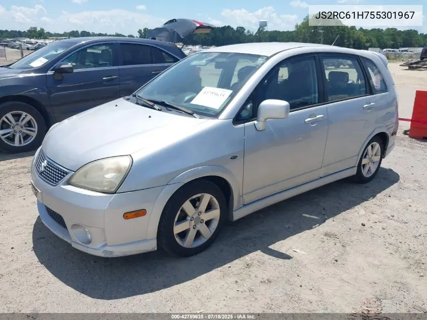 2005 Suzuki Aerio Sx VIN: JS2RC61H755301967 Lot: 42759635