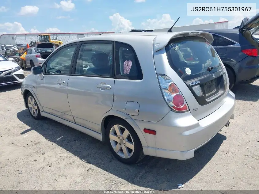 2005 Suzuki Aerio Sx VIN: JS2RC61H755301967 Lot: 42759635