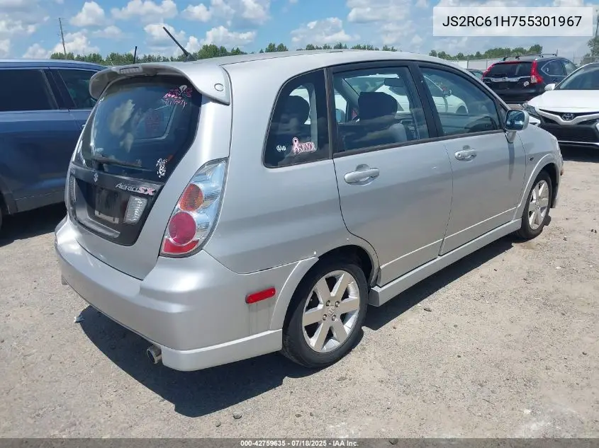 2005 Suzuki Aerio Sx VIN: JS2RC61H755301967 Lot: 42759635