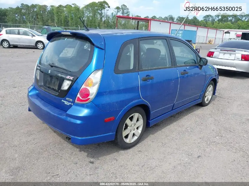 2006 Suzuki Aerio Sx Premium VIN: JS2RD62H665350025 Lot: 42202175