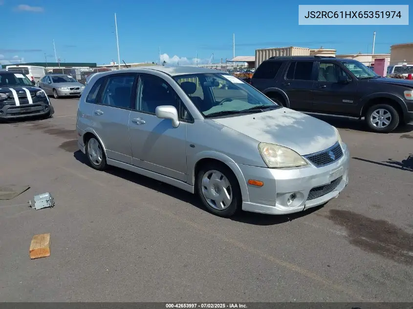 2006 Suzuki Aerio Sx VIN: JS2RC61HX65351974 Lot: 42653997