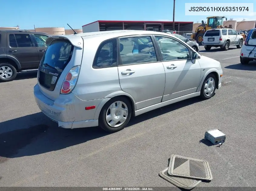 2006 Suzuki Aerio Sx VIN: JS2RC61HX65351974 Lot: 42653997