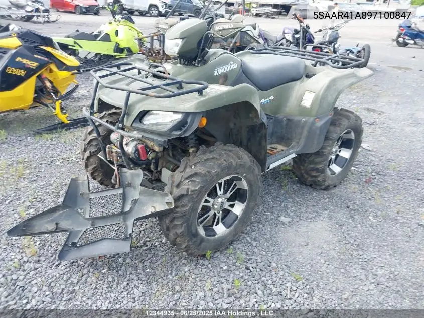 2009 Suzuki Lt-A750 X VIN: 5SAAR41A897100847 Lot: 12344935