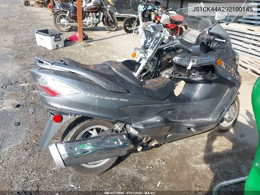 2009 Suzuki An400 VIN: JS1CK44A292100145 Lot: 42778800