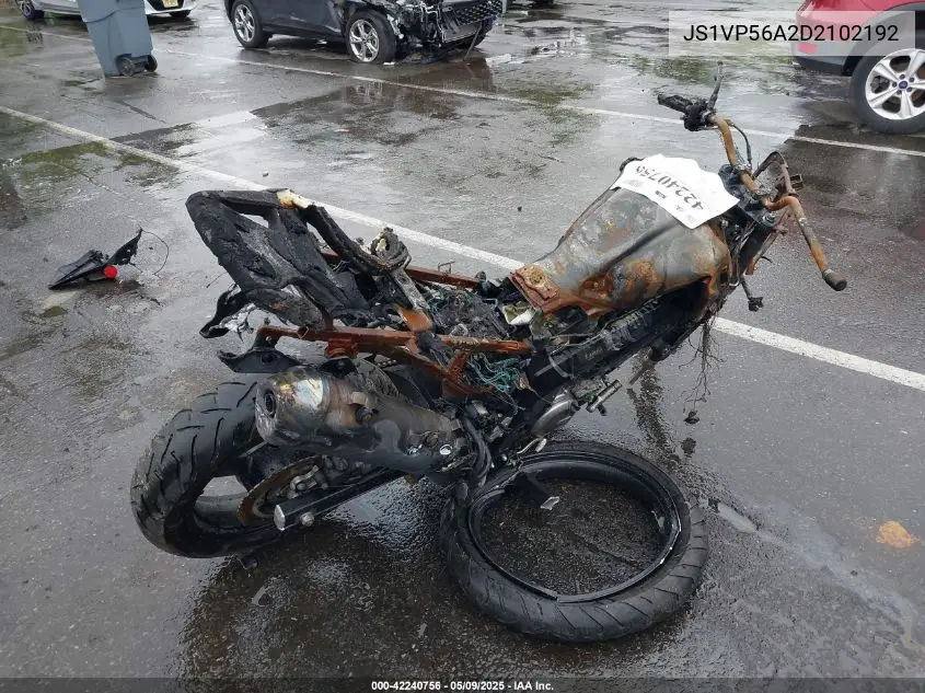 2013 Suzuki Dl650 A VIN: JS1VP56A2D2102192 Lot: 42240756