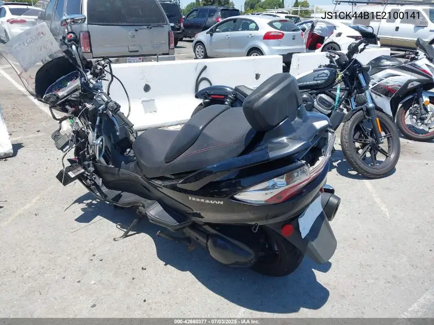 2014 Suzuki An400 A VIN: JS1CK44B1E2100141 Lot: 42660377