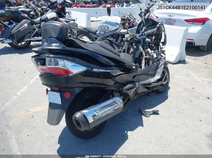 2014 Suzuki An400 A VIN: JS1CK44B1E2100141 Lot: 42660377