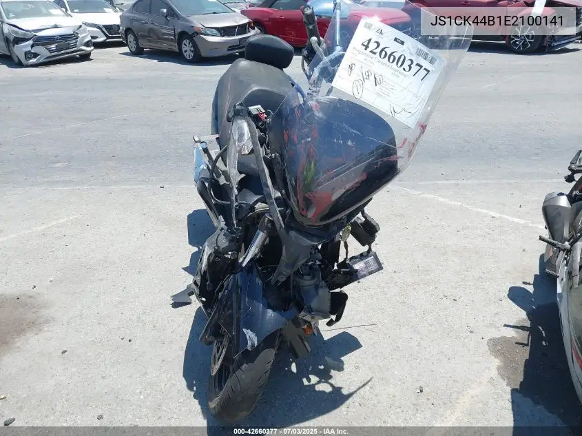 2014 Suzuki An400 A VIN: JS1CK44B1E2100141 Lot: 42660377