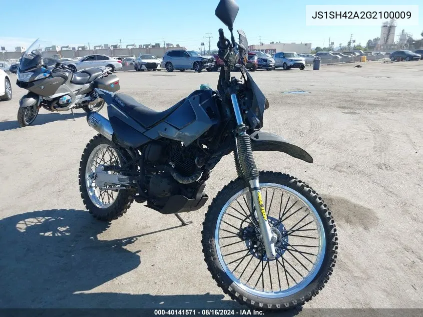 2016 Suzuki Dr200 S VIN: JS1SH42A2G2100009 Lot: 40141571