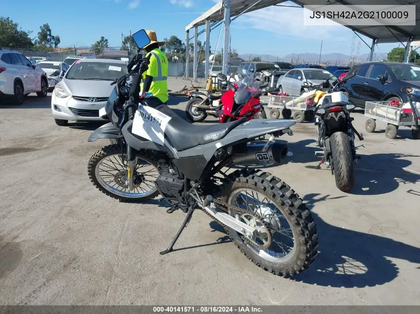 2016 Suzuki Dr200 S VIN: JS1SH42A2G2100009 Lot: 40141571