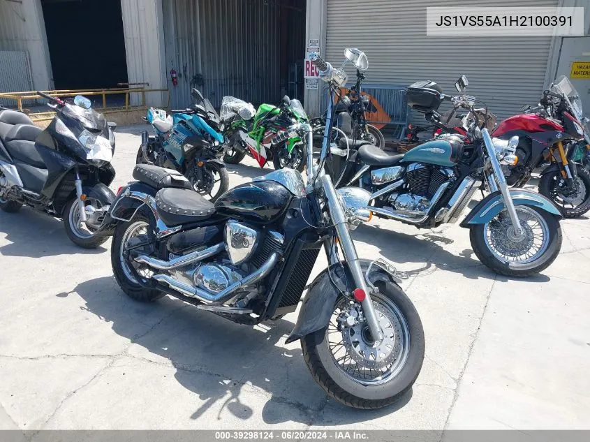 2017 Suzuki Vl800 VIN: JS1VS55A1H2100391 Lot: 39298124
