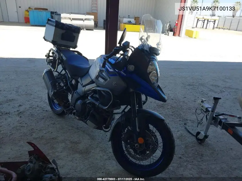 2019 Suzuki Dl1000 A/X VIN: JS1VU51A9K7100133 Lot: 42779503