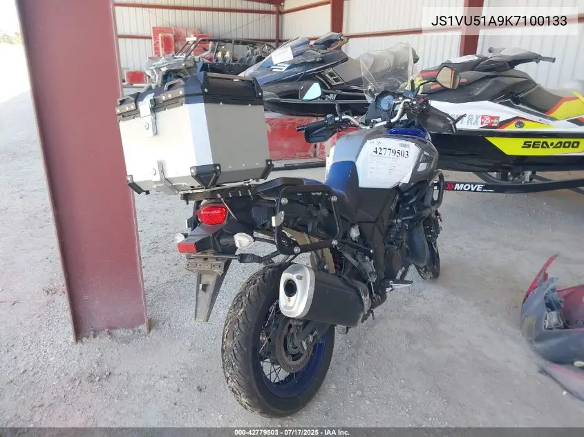 2019 Suzuki Dl1000 A/X VIN: JS1VU51A9K7100133 Lot: 42779503