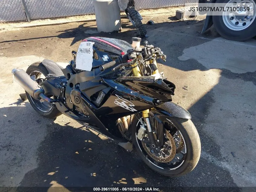 2020 Suzuki Gsx-R750 VIN: JS1GR7MA7L7100859 Lot: 39611005
