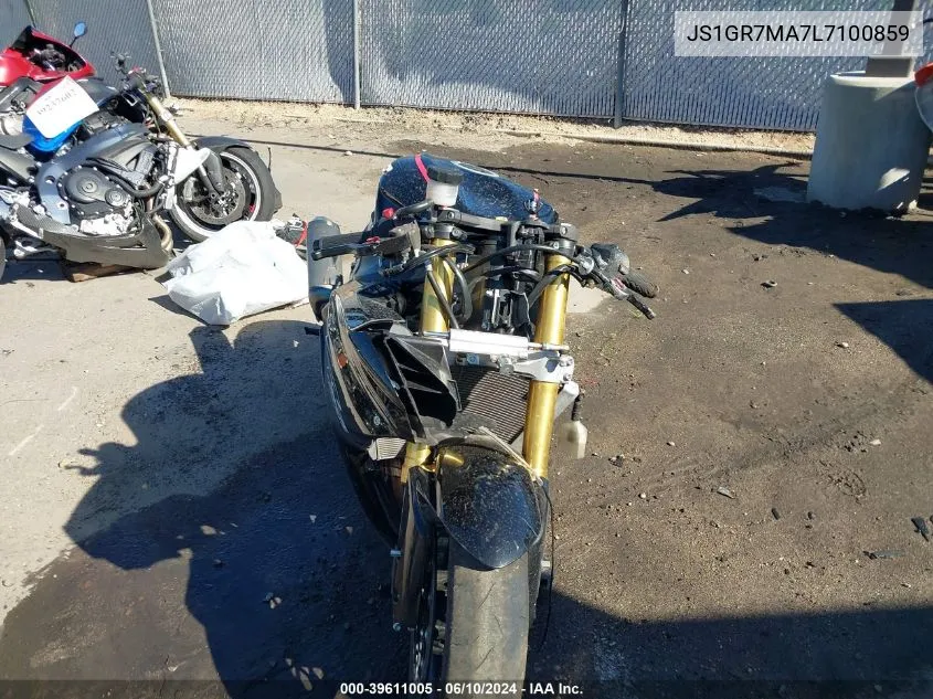 2020 Suzuki Gsx-R750 VIN: JS1GR7MA7L7100859 Lot: 39611005