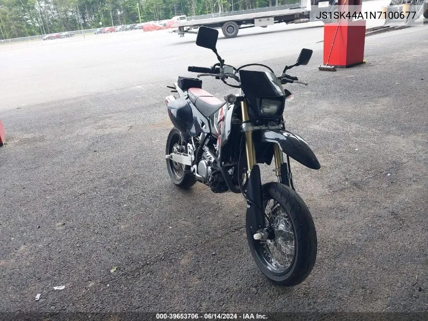 2022 Suzuki Dr-Z400 Sm VIN: JS1SK44A1N7100677 Lot: 39653706