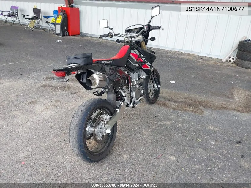 2022 Suzuki Dr-Z400 Sm VIN: JS1SK44A1N7100677 Lot: 39653706