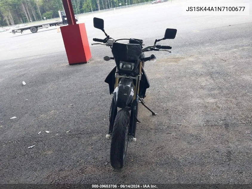 2022 Suzuki Dr-Z400 Sm VIN: JS1SK44A1N7100677 Lot: 39653706