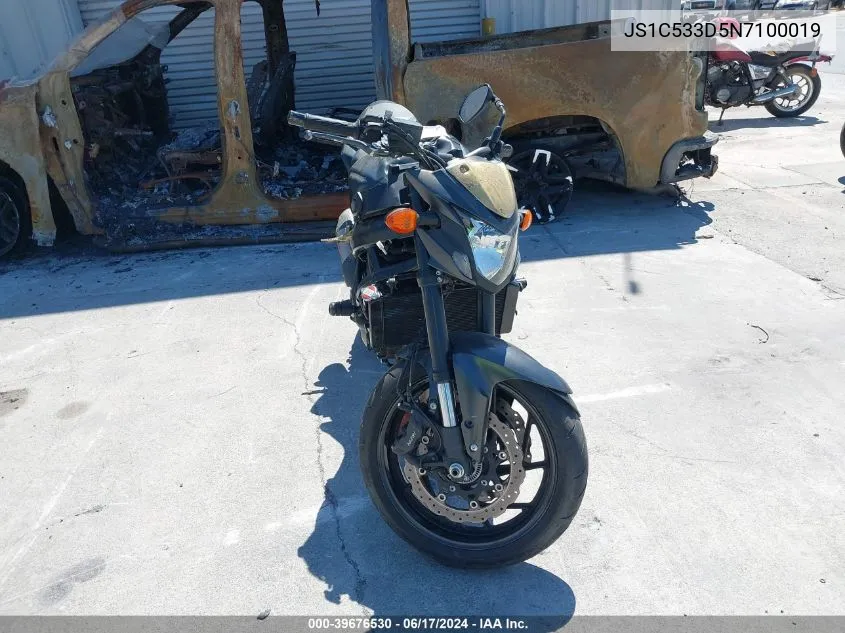 2022 Suzuki Gsx-S750 M/Z VIN: JS1C533D5N7100019 Lot: 39676530