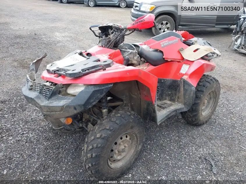 2022 Suzuki Lt-A750 Xp VIN: 5SADW11E5N7100340 Lot: 42603287