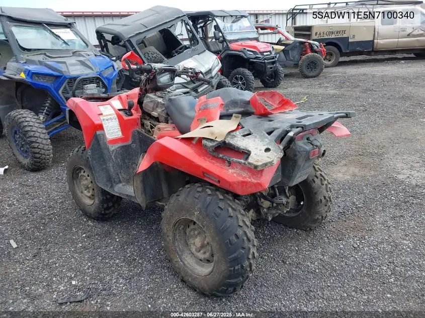 2022 Suzuki Lt-A750 Xp VIN: 5SADW11E5N7100340 Lot: 42603287
