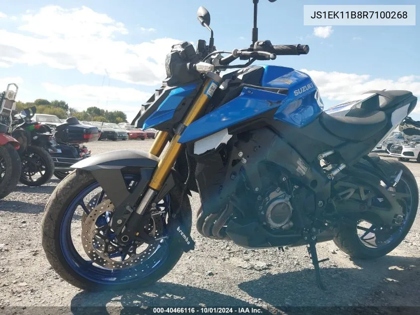 2024 Suzuki Gsx-S1000 A VIN: JS1EK11B8R7100268 Lot: 40466116