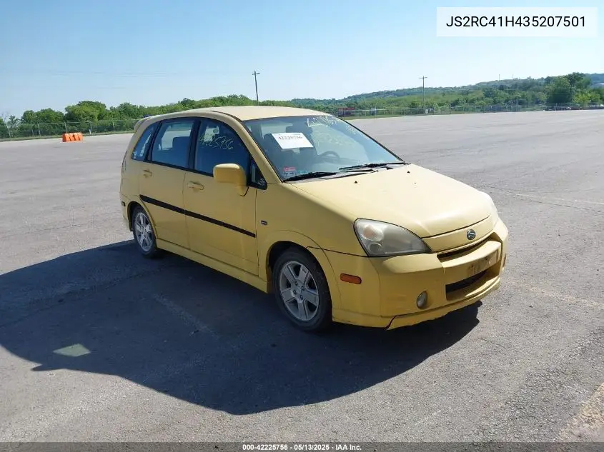 2003 Suzuki Aerio Sx VIN: JS2RC41H435207501 Lot: 42225756