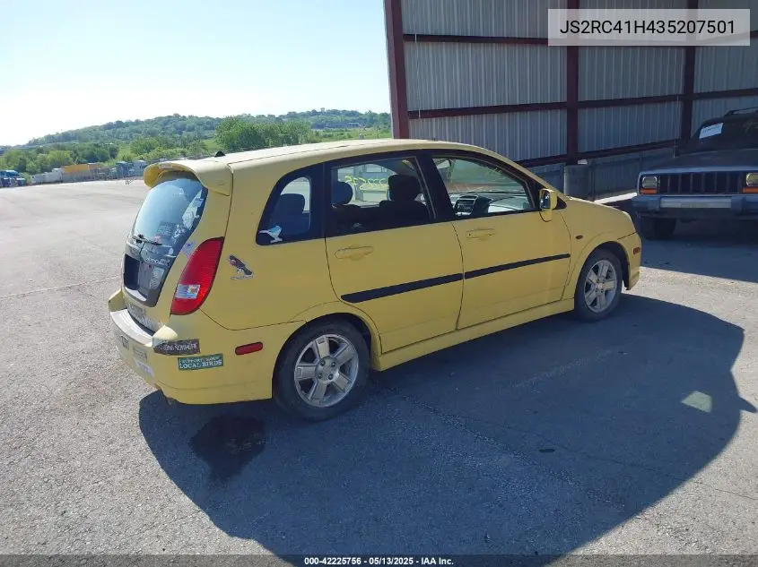 2003 Suzuki Aerio Sx VIN: JS2RC41H435207501 Lot: 42225756